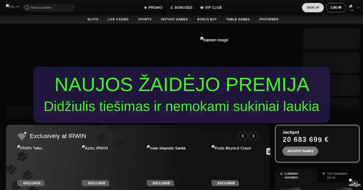 Irwin Casino Lietuva